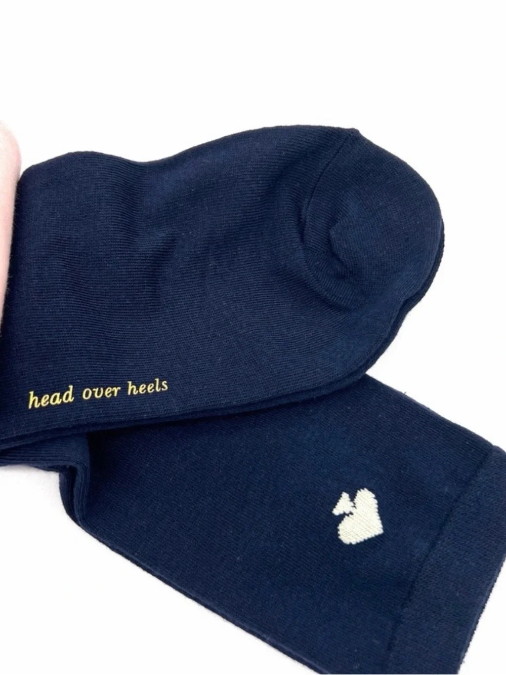 kate spade New York Pink, White & Navy Crew Socks